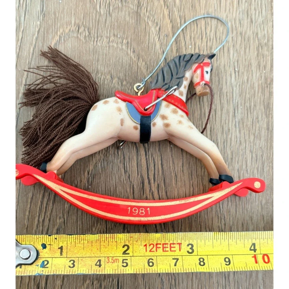 1981 Hallmark Vintage Rocking Horse Ornament First in Series